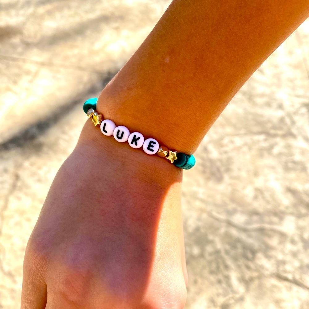 This is TheColorShackShop on Etsy preppy beaded bracelet. BRAND NEW!